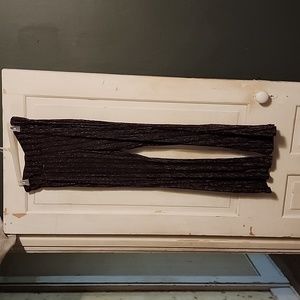 No Boundaries flare glitter pon stripe pants